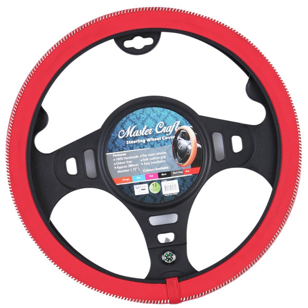 Mastercraft Steering Wheel Cover - Red Tristar Online