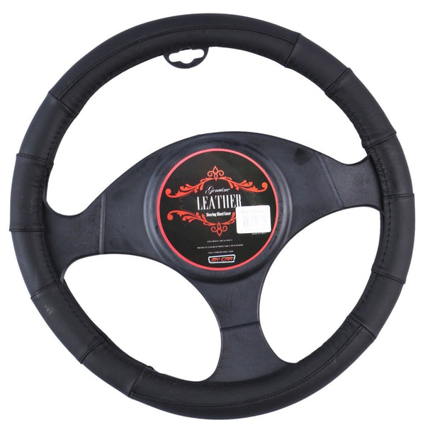 Memphis Steering Wheel Cover - Black [Leather] Tristar Online