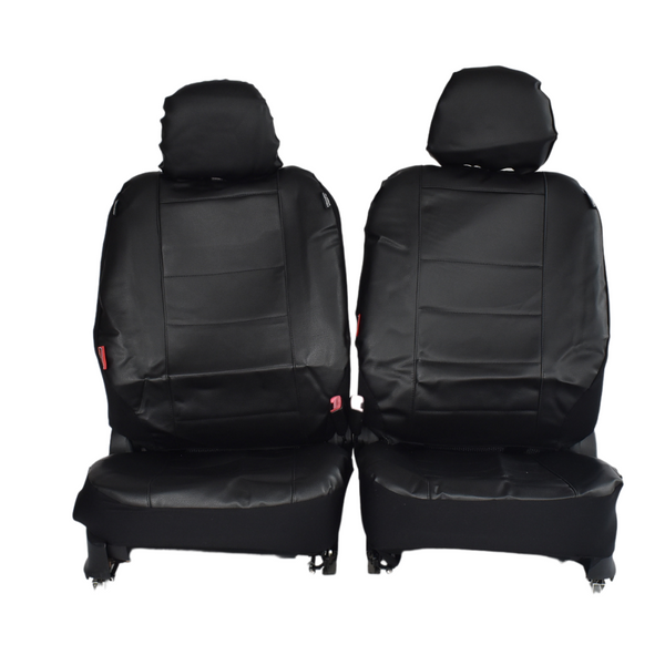 Leather Look Car Seat Covers For Volkswagen Atlas Dual Cab 2011-2020 | Black Tristar Online