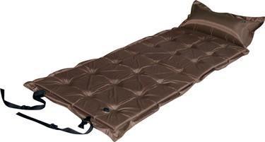 Trailblazer 21-Points Self-Inflatable Satin Air Mattress With Pillow - BROWN Tristar Online