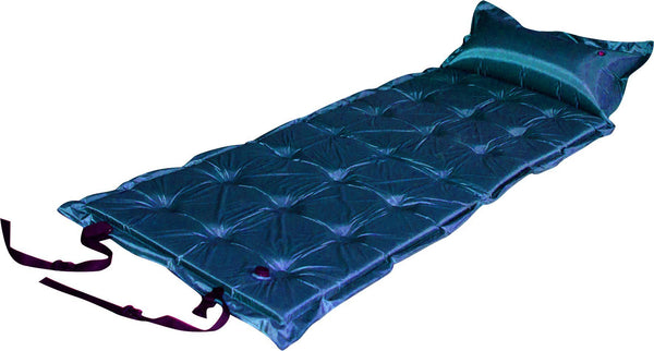 Trailblazer 21-Points Self-Inflatable Satin Air Mattress With Pillow - DARK BLUE Tristar Online