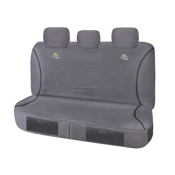 Seat Covers for MAZDA BT50 UR SERIES 09/2015 - ON DUAL CAB REAR BENCH WITH A/REST CHARCOAL TRAILBLAZER Tristar Online