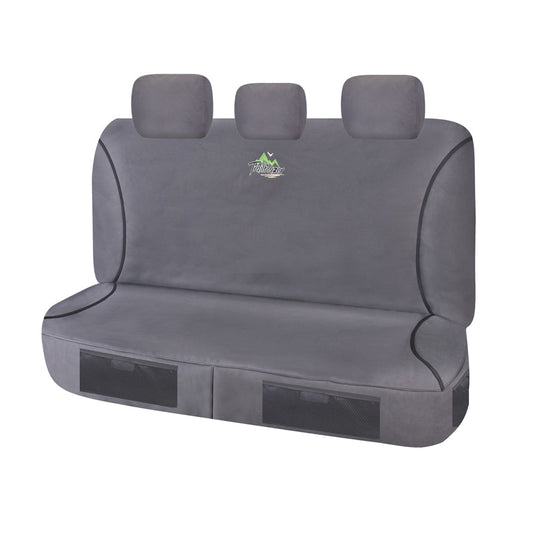 Seat Covers for FORD RANGER PX SERIES10/2011 - 2015 DUAL CAB REAR BENCH CHARCOAL TRAILBLAZER Tristar Online
