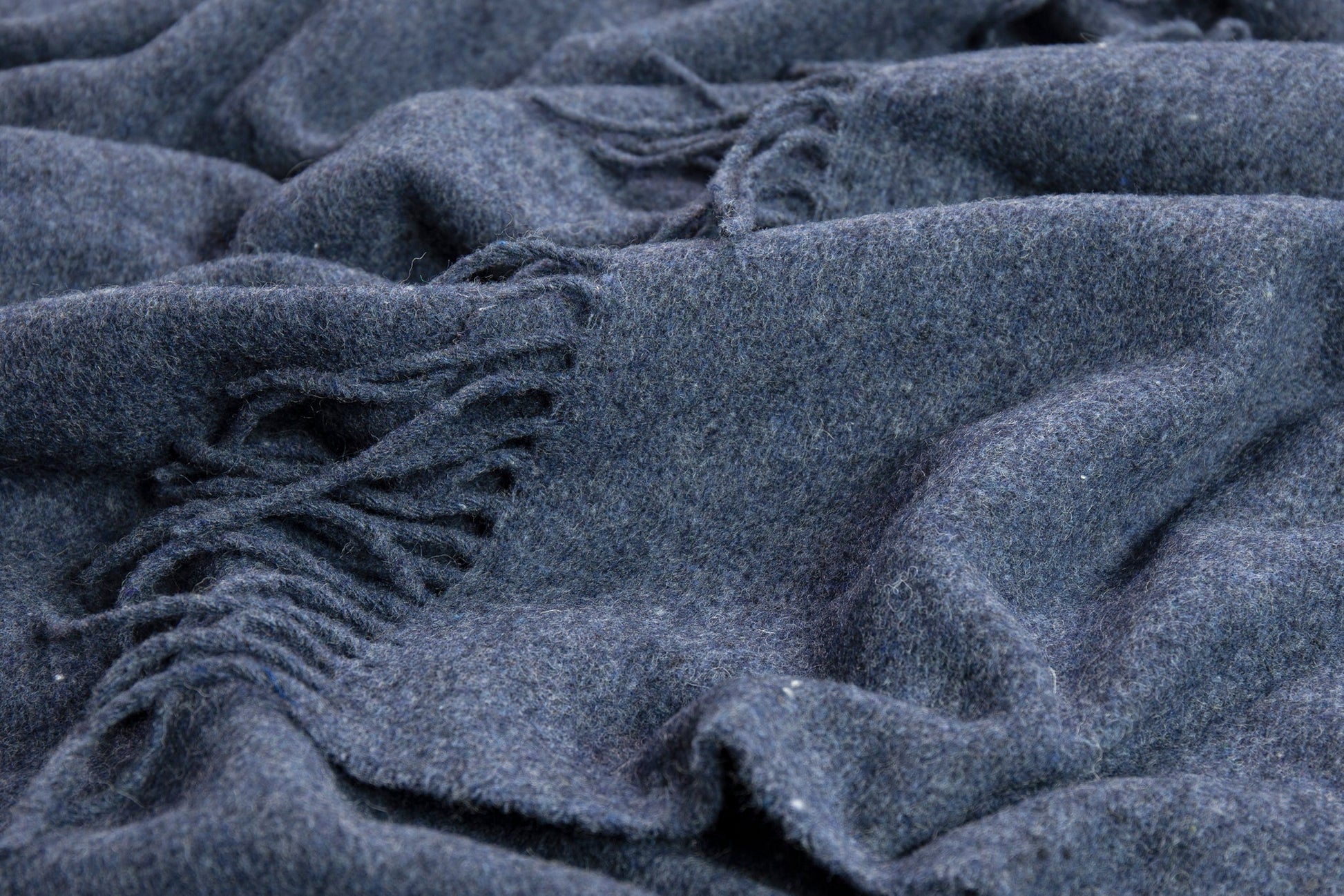 Oxford Throw - Merino Wool Blend - Navy Tristar Online
