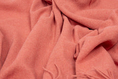 Paddington Throw - Fine Wool Blend - Peach Tristar Online