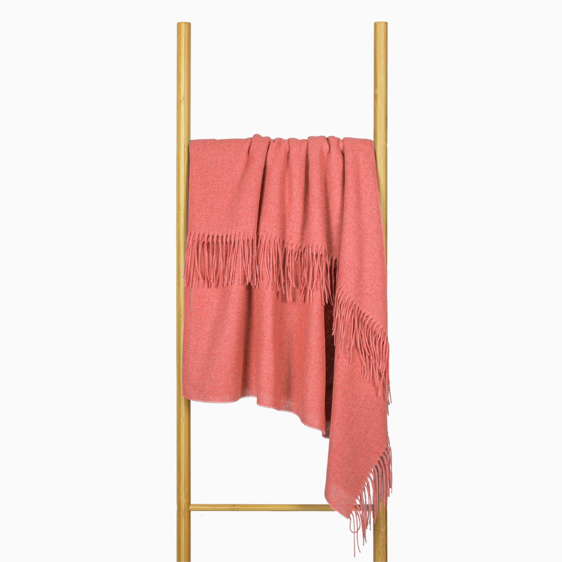 Paddington Throw - Fine Wool Blend - Peach Tristar Online