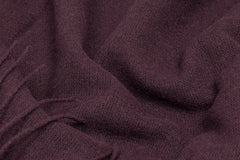 Paddington Throw - Fine Wool Blend - Plum Tristar Online