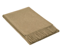 Paddington Throw - Fine Wool Blend - Camel Tristar Online