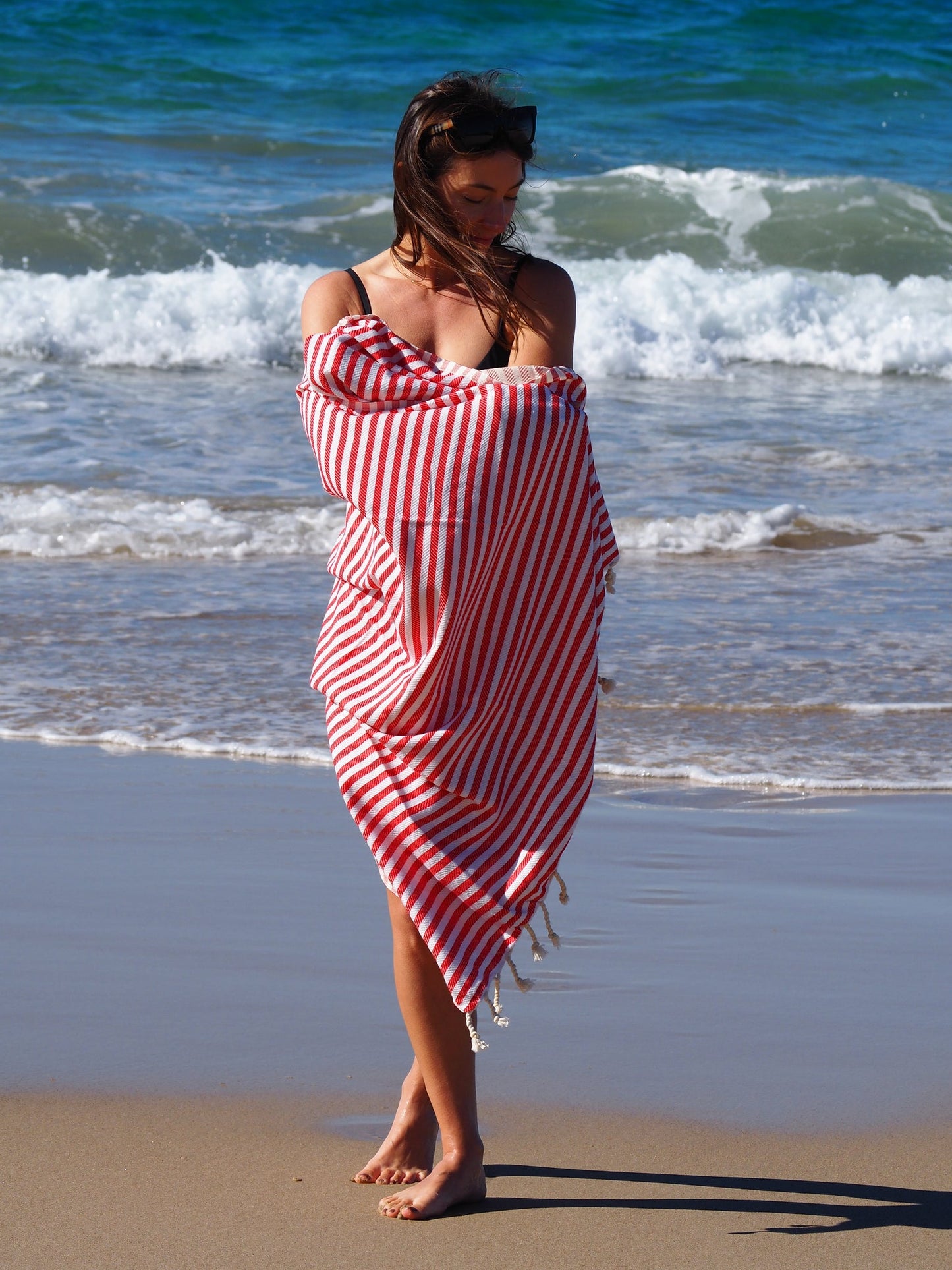 PORTSEA TURKISH COTTON TOWEL - CHERRY Tristar Online
