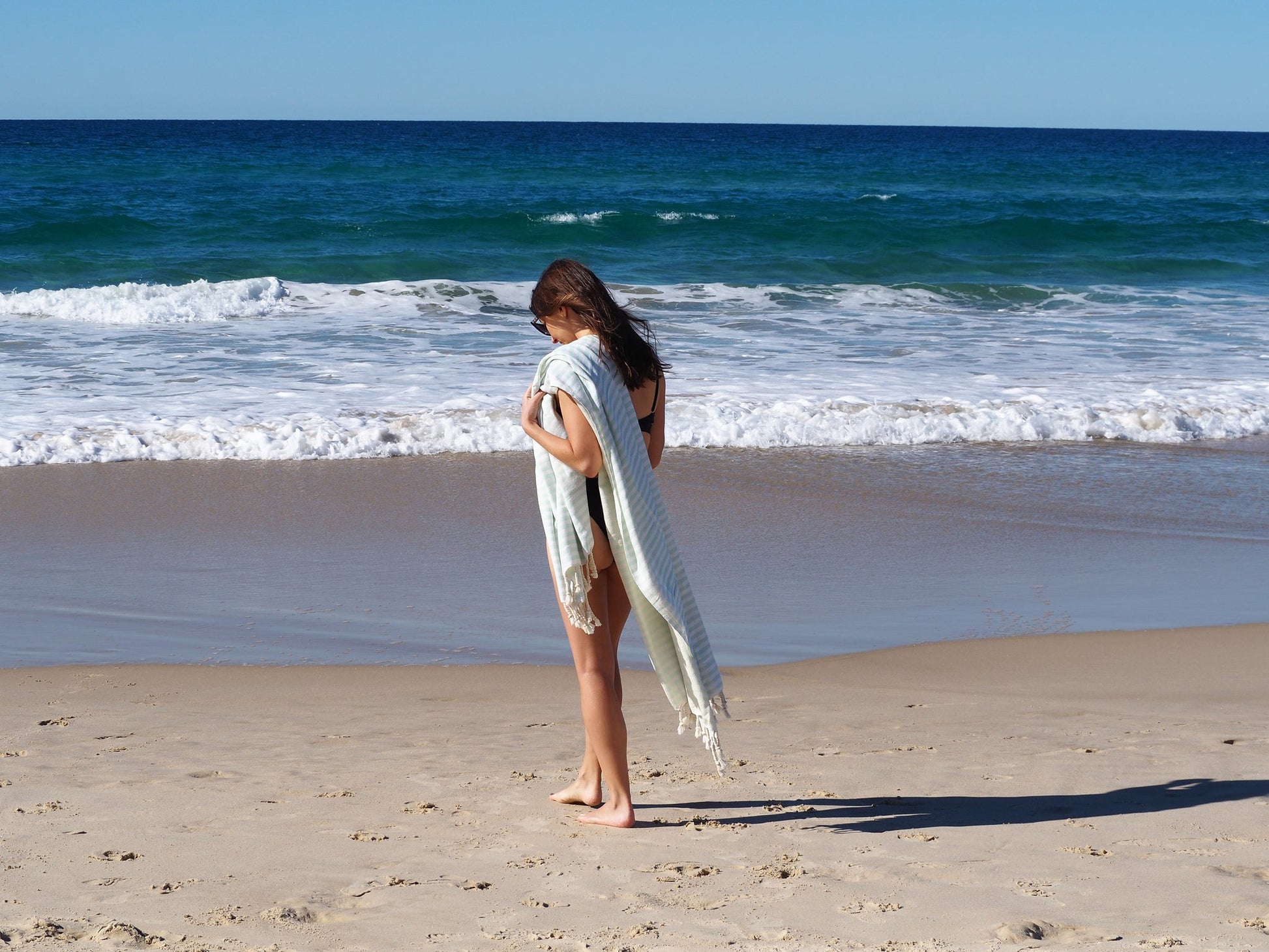 PORTSEA TURKISH COTTON TOWEL - SEAFOAM Tristar Online
