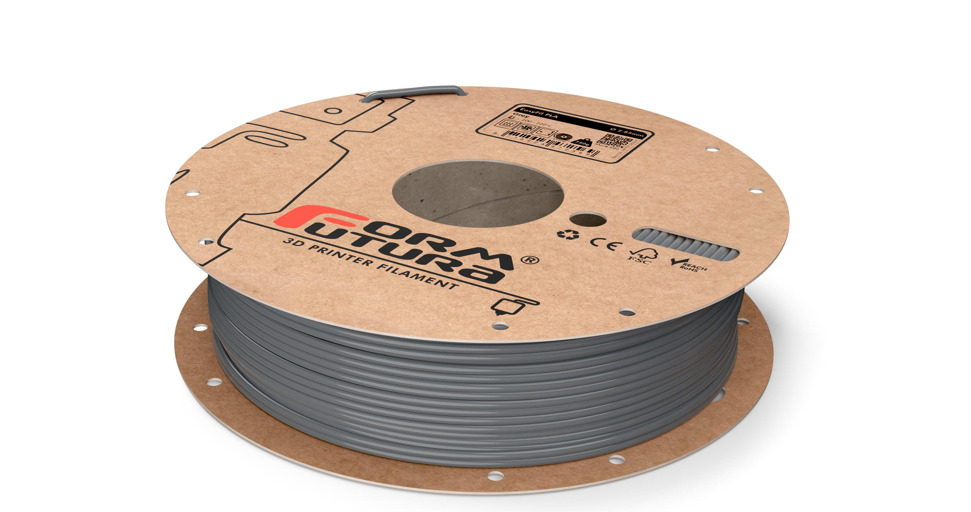 PLA Filament EasyFil PLA 2.85mm Grey 750 gram 3D Printer Filament Tristar Online