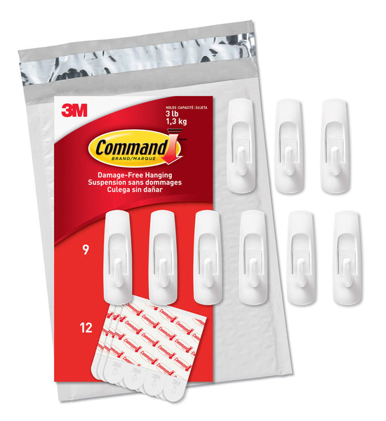 Command Medium Utility Value Pack, 9 Hooks and 12 Strips, GP001-9NA Tristar Online