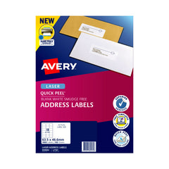 AVERY Laser Label L7161 18Up Pack of 100 Tristar Online