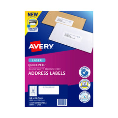 AVERY Laser Label L7158 30Up Pack of 100 Tristar Online