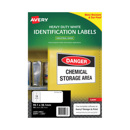 AVERY Laser Label L7063 14Up Pack of 25 Tristar Online