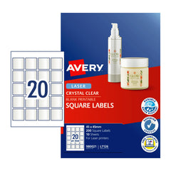 AVERY Laser Label Sq L7126 20Up Pack of 20 Tristar Online