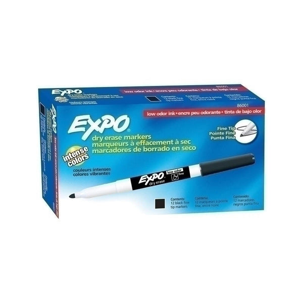 EXPO W/B Marker Fine Blk Bx12 Tristar Online