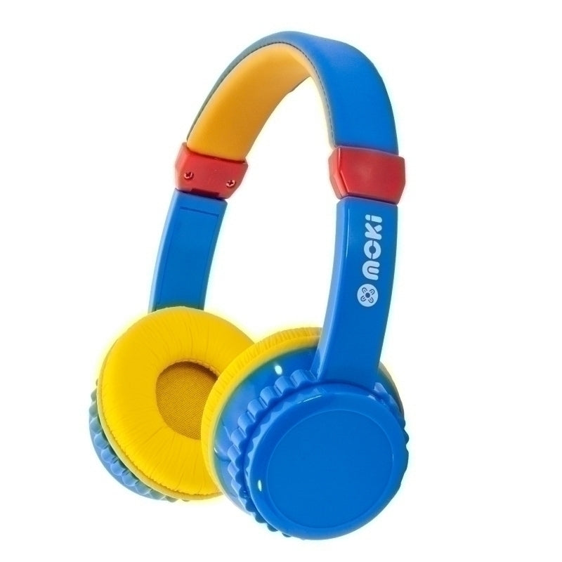 MOKI Play Safe Headphone Bl/Yl Tristar Online