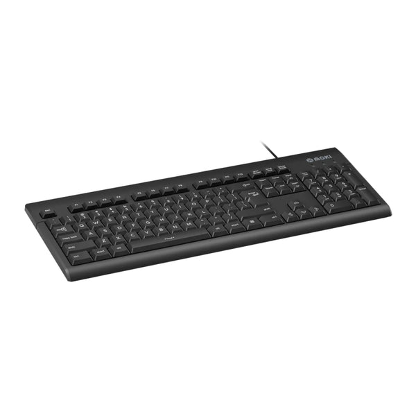 MOKI Wired USB Keyboard Black Tristar Online