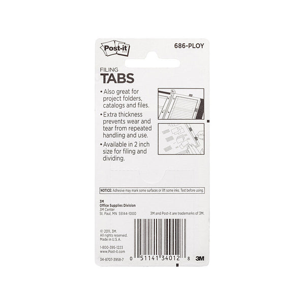 POST-IT Tab 686-PLOY 50x38 Pack of 4 Bx6 Tristar Online