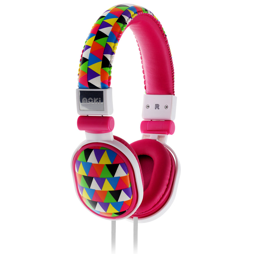 Moki Popper - Triangle Pattern soft cushioned premium DJ Style headphone Tristar Online