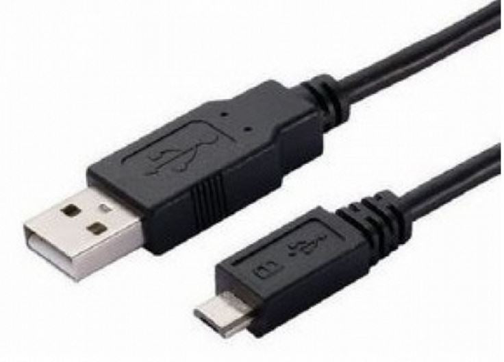 ASTROTEK USB to Micro USB Cable 2m - Type A Male to Micro Type B Male Black Colour RoHS Tristar Online
