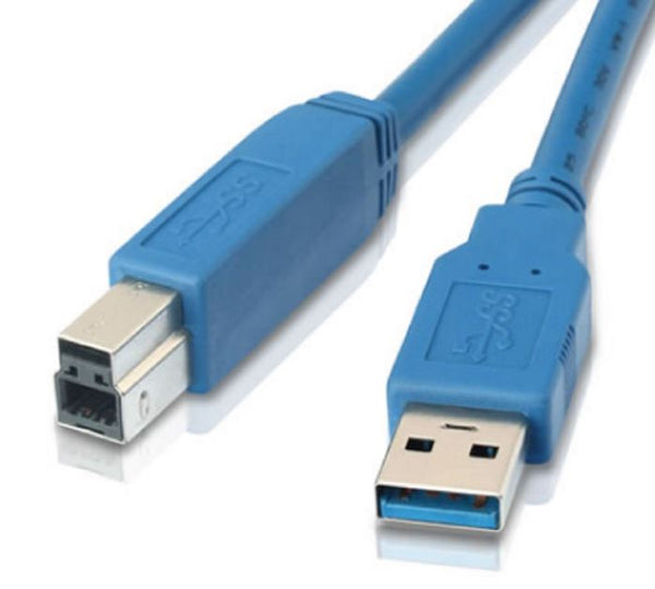 ASTROTEK USB 3.0 Printer Cable 2m - AM-BM Type A to B Male to Male Blue Colour for External HDD Printer Scanner Docking Station CB8W-UC-3002AB Tristar Online