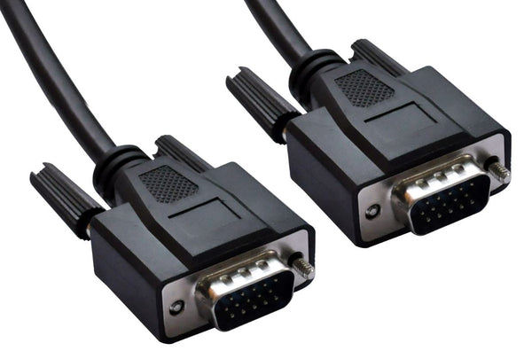 ASTROTEK VGA Cable 3m - 15 pins Male to 15 pins Male for Monitor PC Molded Type Black CBDB15SVGA3M Tristar Online