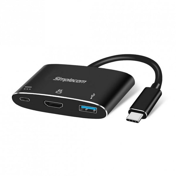 SIMPLECOM DA310 USB 3.1 Type C to HDMI USB 3.0 Adapter with PD Charging (Support DP Alt Mode and Nintendo Switch) Tristar Online