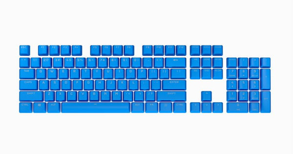 CORSAIR PBT Double-shot Pro Keycaps - Elgato Blue - Keyboard Tristar Online