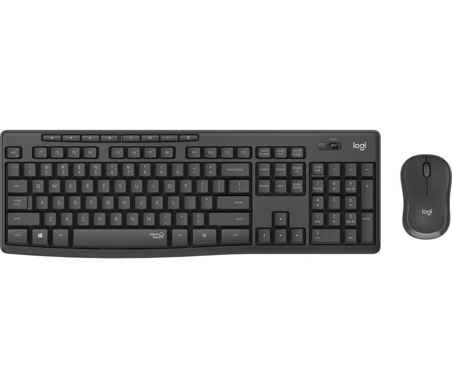 LOGITECH MK295 WIRELESS SILENT KEYBOARD AND MOUSE COMBO, 2.4GHZ USB RECEIVER - Tristar Online