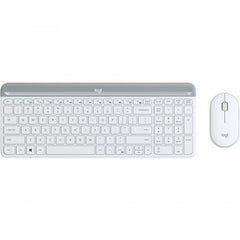 LOGITECH MK470 Slim Wireless Keyboard Mouse Combo Nano Receiver 1 Yr (L) --White Tristar Online