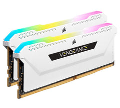 CORSAIR Vengeance RGB PRO SL 16GB (2x8GB) DDR4 3200Mhz C16 White Heatspreader Desktop Gaming Memory Tristar Online