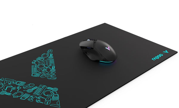 RAPOO V1L Mouse Pad - Extra Large Mouse Mat, Anti-Skid Bottom Design, Dirt-Resistant, Wear-Resistant, Scratch-Resistant, Suitable for Gamers/Gaming Tristar Online