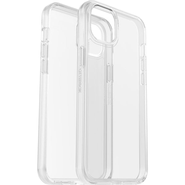 OTTERBOX Apple iPhone 14 Plus Symmetry Series Clear Antimicrobial Case - Clear (77-88581), 3X Military Standard Drop Protection, Slim design Tristar Online