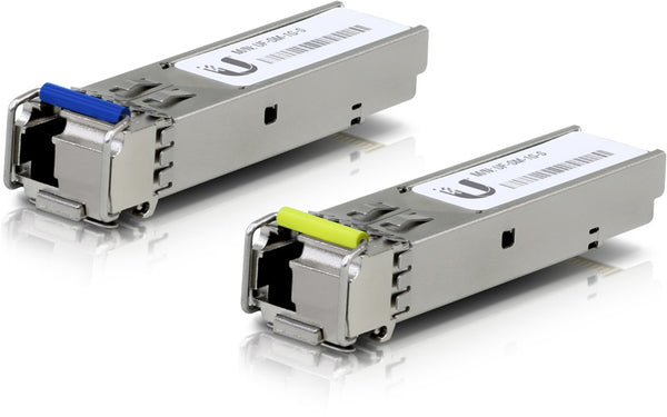 UBIQUITI UFiber SFP Single-Mode BiDi Fiber Module, 1 Gbps, 3km Distance, 2-Pack Tristar Online