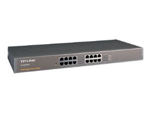 TP-LINK TL-SG1016 16-Port Gigabit Rackmount Unmanaged Switch energy-efficient Supports MAC 19-inch rack-mountable steel case 32Gbps Switching Capacity Tristar Online