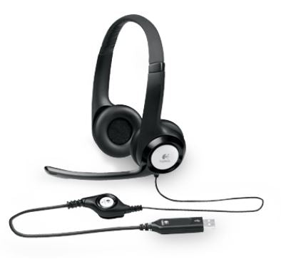 Logitech H390 USB Headset Adjustable,USB,2 Years Noise cancelling mic In-line audio controls Tristar Online