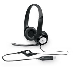 Logitech H390 USB Headset Adjustable,USB,2 Years Noise cancelling mic In-line audio controls Tristar Online