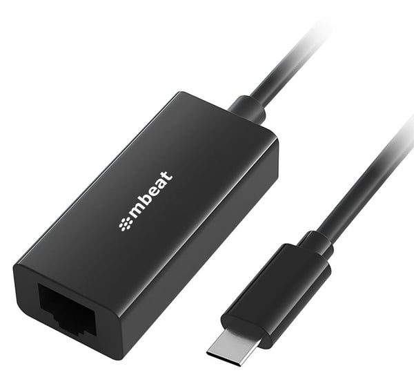 MBEAT USB-C Gigabit Ethernet Adapter - Black Tristar Online