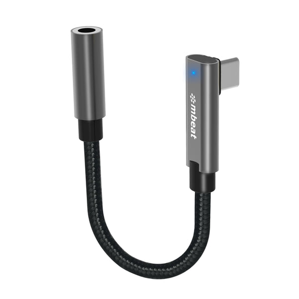 MBEAT Elite USB-C to 3.5mm Audio Adapter - Add Headphone Audio Jack to USB-C Computers, Laptops, Notebooks, Tablets, Smartphones - Space Grey Tristar Online