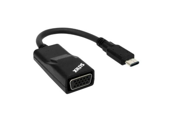 SUNIX USB Type C to VGA Adapter, Compliant with VESA DisplayPort, Driver free under Apple MAC, Google Chromebook and Windows systems Tristar Online