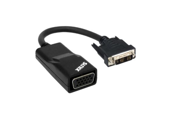 SUNIX DVI-D to VGA Adapter; compliant with VESA VSIS version 1, Rev.2; Output resolutions up to 1920x1200; HDTV resolutions up to 1080p Tristar Online