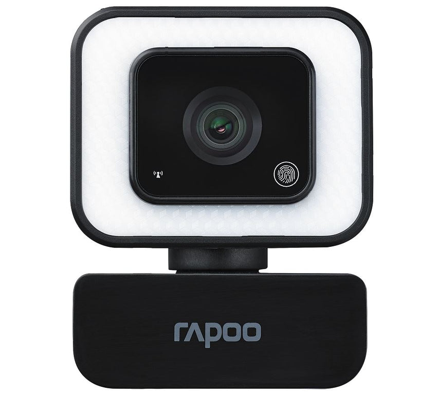 RAPOO C270L FHD 1080P Webcam - 3-Level Touch Control Beauty Exposure LED, 105 Degree Wide-Angle Lens, Built-in/Double Noise Cancellation Microphone Tristar Online
