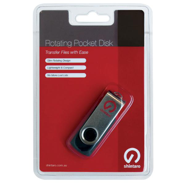 Shintaro 8GB Rotating Pocket Disk USB2.0 Tristar Online