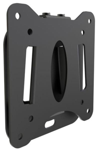Atdec AD-30100-WF Low Profile Fixed Wall Mount, Fixed Angle Mount. Max load 30kg. VESA 75x75 100x100 120x120. Black. Tristar Online