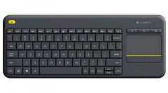 Logitech Wireless Keyboard K400 Plus, Black, USB Receiver, Inbuilt Touch Pad Powered by 2xAA, included Tristar Online