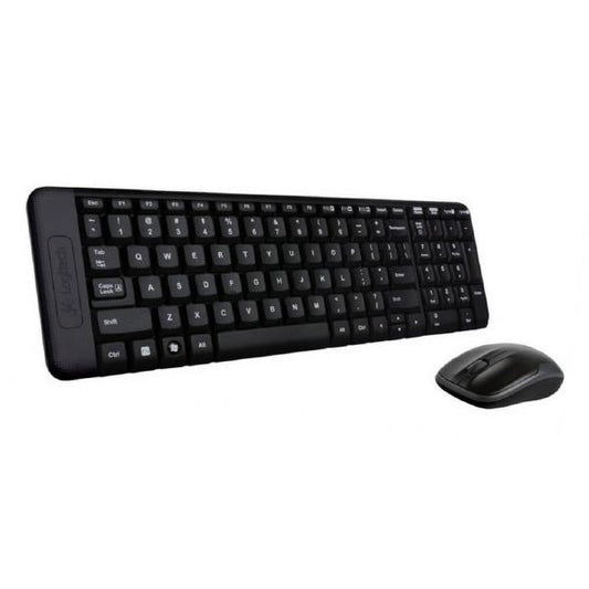 Logitech Wireless Keyboard &amp Mouse Combo, MK220, Black, USB Receiver, Tristar Online
