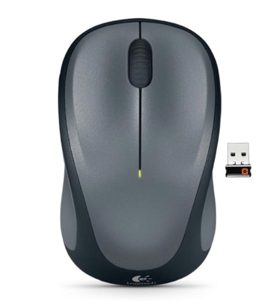 Logitech Wireless Mouse M235, 3 Button, USB Receiver, Scroll Wheel, Colour: Colt Glossy  Black, 1 AA battery pre-installed Tristar Online