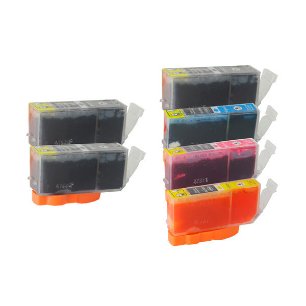 PGI-520 CLI-521 Compatible Inkjet Cartridge Set 6 Cartridges [Boxed Set] Tristar Online